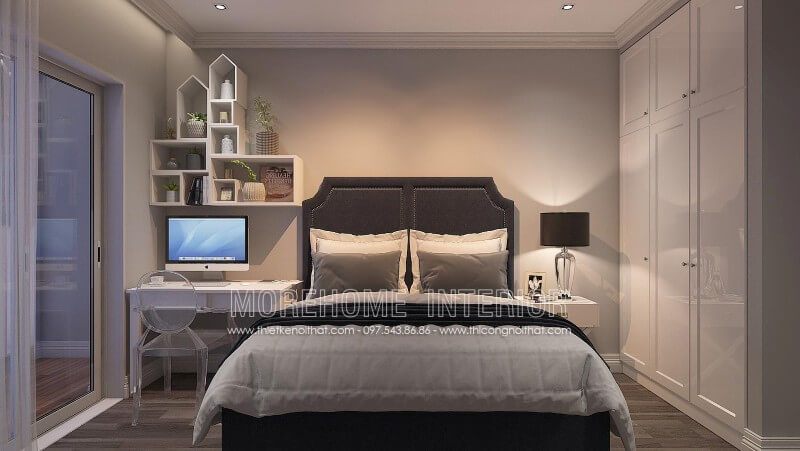 của tôi
Giường ngủ cao cấp với kiểu dáng tinh tế được bọc nỉ để làm phòng ngủ cho con trai của tôi.